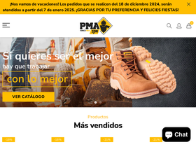 calzadopma.com homepage screenshot