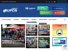 'upcnsfe.com.ar' screenshot