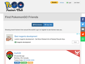 'pogotrainer.club' screenshot