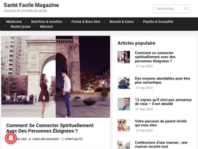 'santefacile.net' screenshot