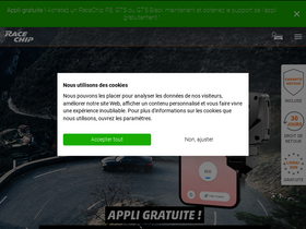 'racechip.fr' screenshot