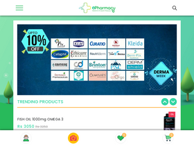 'epharmacy.com.np' screenshot