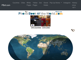 'phonebookoftheworld.com' screenshot