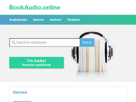 'bookaudio.online' screenshot