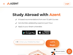 'azent.com' screenshot