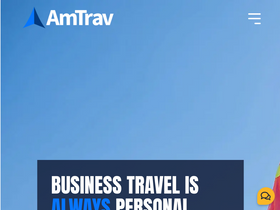 'amtrav.com' screenshot