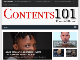 'contents101.com' screenshot