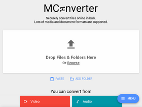 'mconverter.eu' screenshot