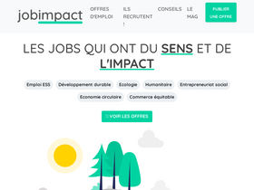 'jobimpact.fr' screenshot