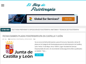'blogdefisioterapia.com' screenshot