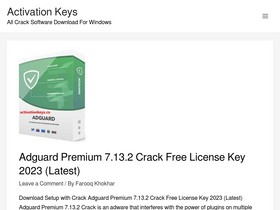 'activationkeys.co' screenshot