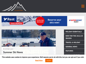 'planetski.eu' screenshot