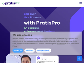 'pratis.net' screenshot