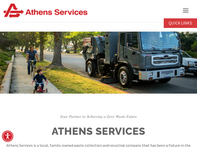 'athensservices.com' screenshot
