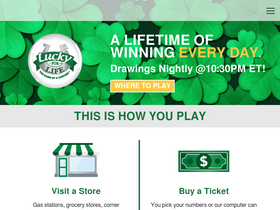 'luckyforlife.us' screenshot