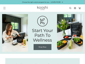 kooshigourmet.com homepage screenshot