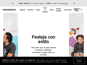'converse.com.mx' screenshot