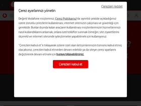'vodafone.com.tr' screenshot