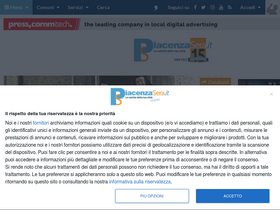 'piacenzasera.it' screenshot