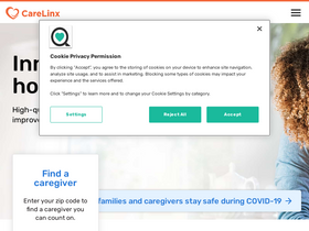 'advice.carelinx.com' screenshot