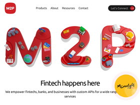 'm2pfintech.com' screenshot