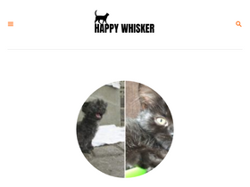 'happywhisker.com' screenshot