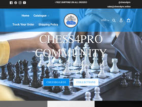 chess4pro.online homepage screenshot