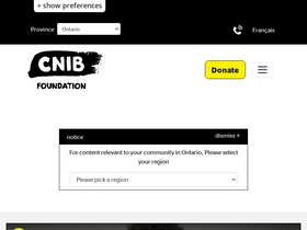 'cnib.ca' screenshot