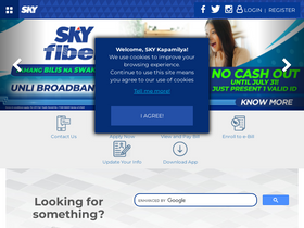 'mysky.com.ph' screenshot
