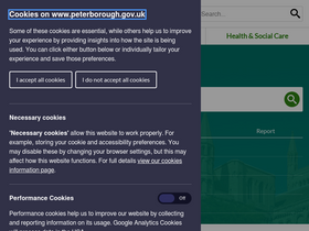 'peterborough.gov.uk' screenshot