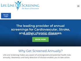 'lifelinescreening.com' screenshot