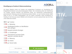 'adcell.de' screenshot