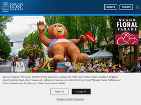 'rosefestival.org' screenshot