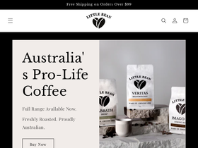 littlebean.au homepage screenshot
