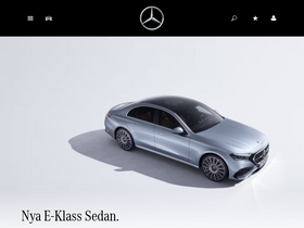 'mercedes-benz.se' screenshot