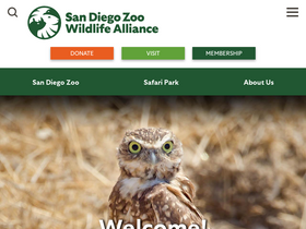 'sandiegozoo.org' screenshot