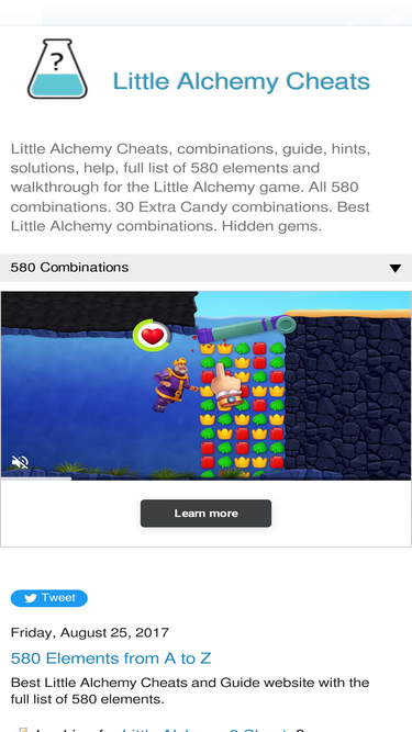 littlealchemyhint.blogspot.com - Little Alchemy Cheats - 580 El - Little  Alchemy Hint Blogspot