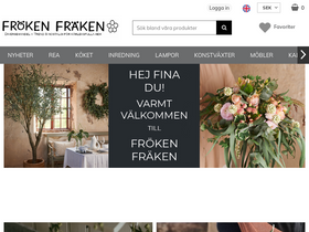 'frokenfraken.se' screenshot