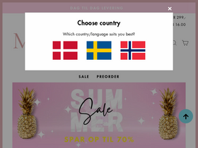 'mollyogmy.dk' screenshot