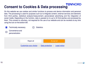 'tuv-nord.com' screenshot