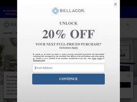 'bellacor.com' screenshot