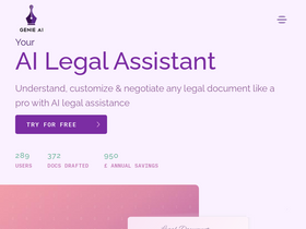 'genieai.co' screenshot