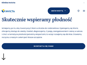 'klinikainvicta.pl' screenshot