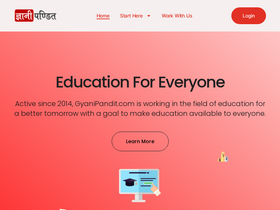 'gyanipandit.com' screenshot