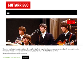 'guitarriego.com' screenshot