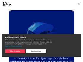 'mci-group.com' screenshot