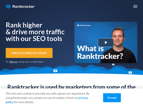 'ranktracker.com' screenshot