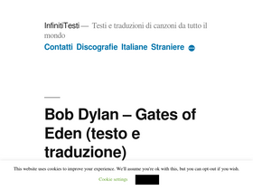 'infinititesti.com' screenshot