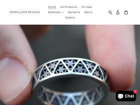 Derek Lloyd Designs homepage screenshot