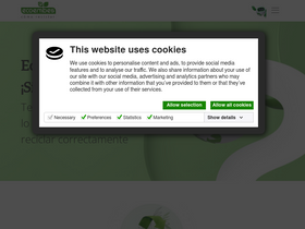 'ecoembesdudasreciclaje.es' screenshot